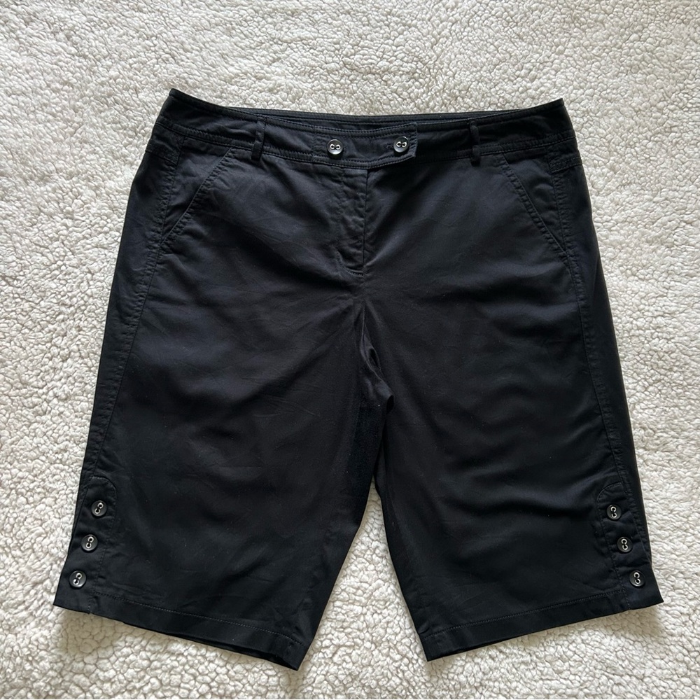Alyx Black Flat Front Shorts Versatile Style